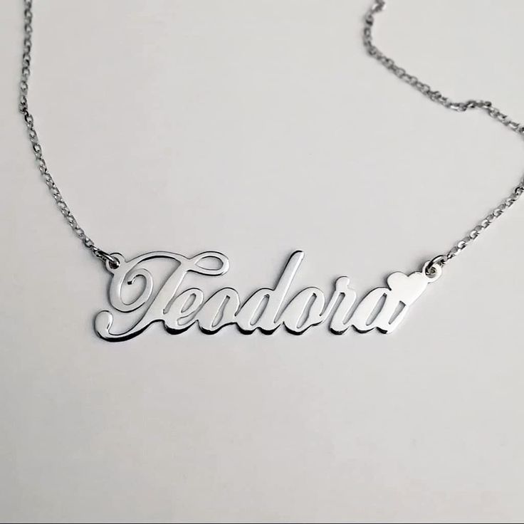 Silverco Custom Name Necklace