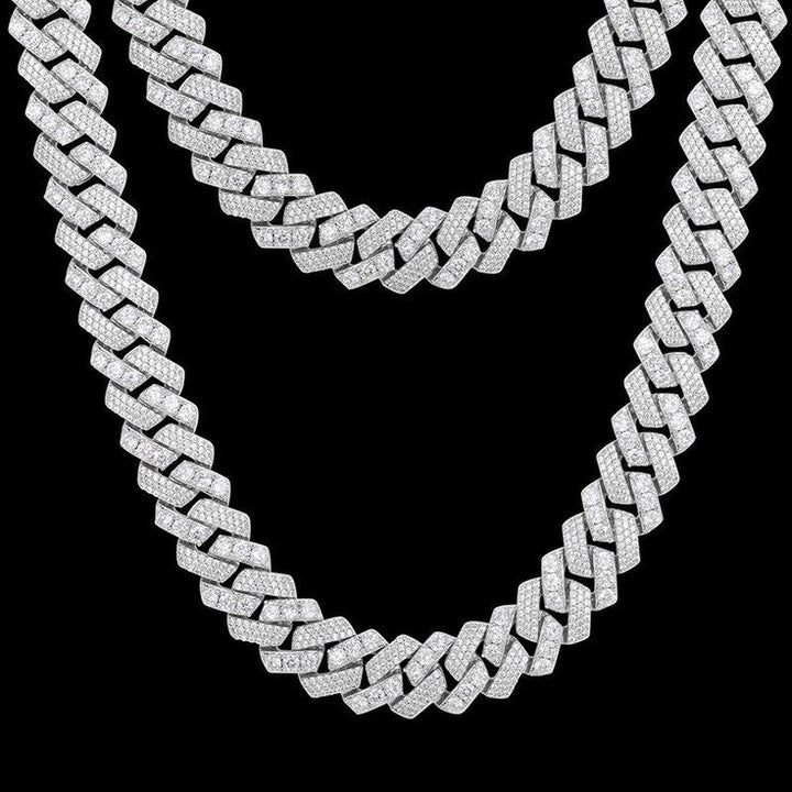 “Silverco Royale Cuban Ice Chain”