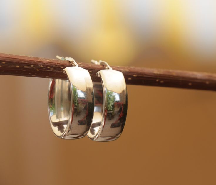 Silverco Classic Bold Hoop Earrings