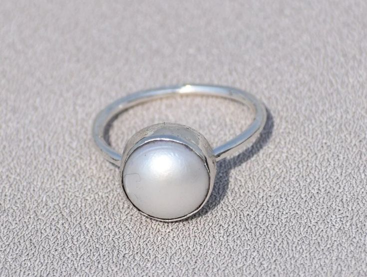 Silverco “Twilight Glow” Pearl Ring