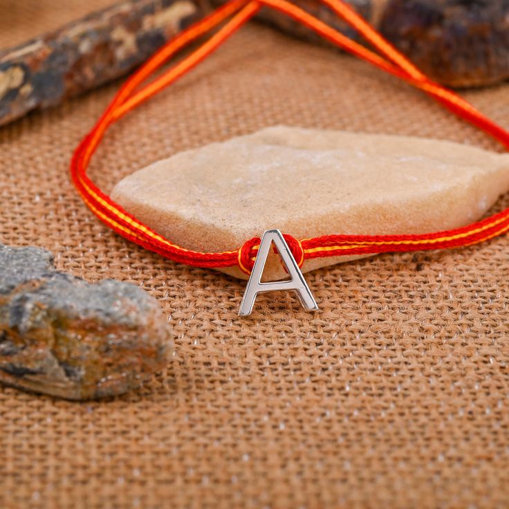 Alphabet Rakhi  Cum Pendent for Brother