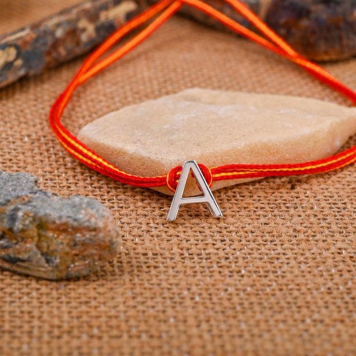 Alphabet Rakhi  Cum Pendent for Brother