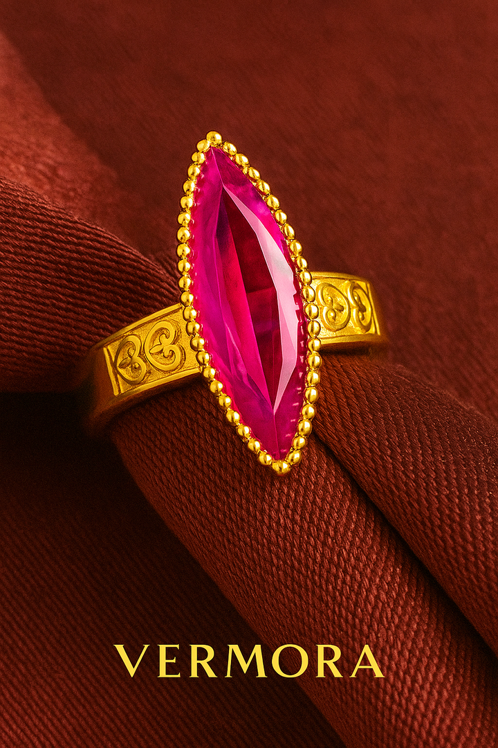 Radiance Gold Vermeil Ring – Vermora Classic**