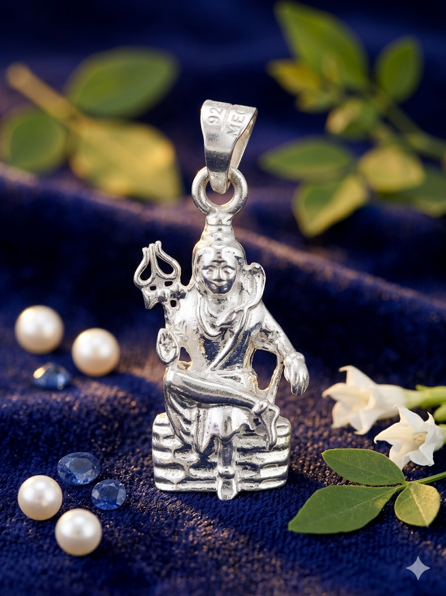 Adiyogi Bholenath Mahadev Silver Locket