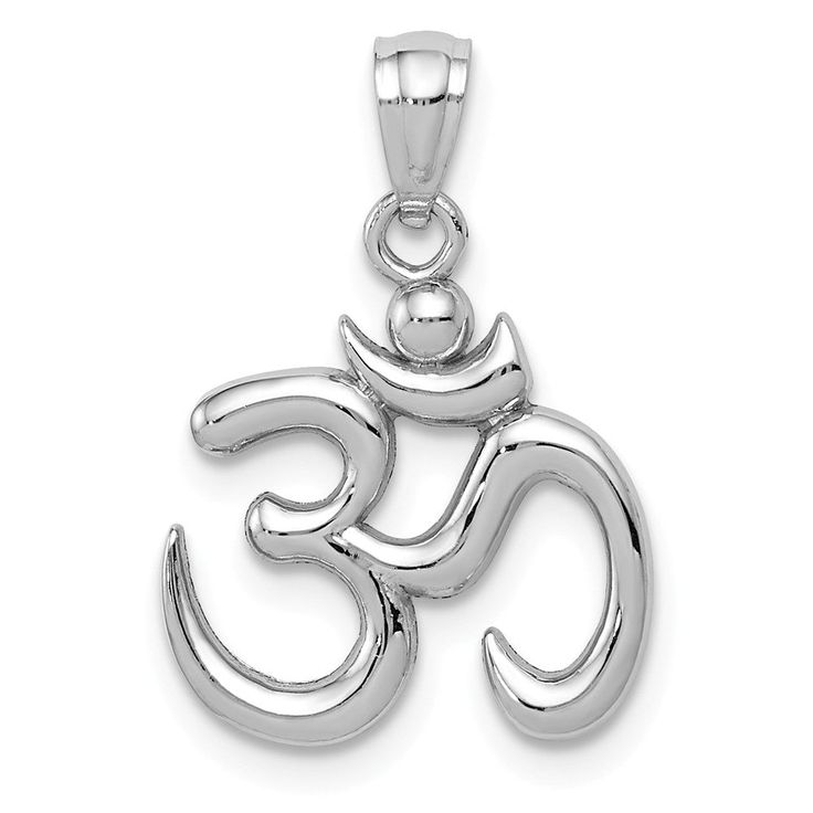 Om Silver Pendent