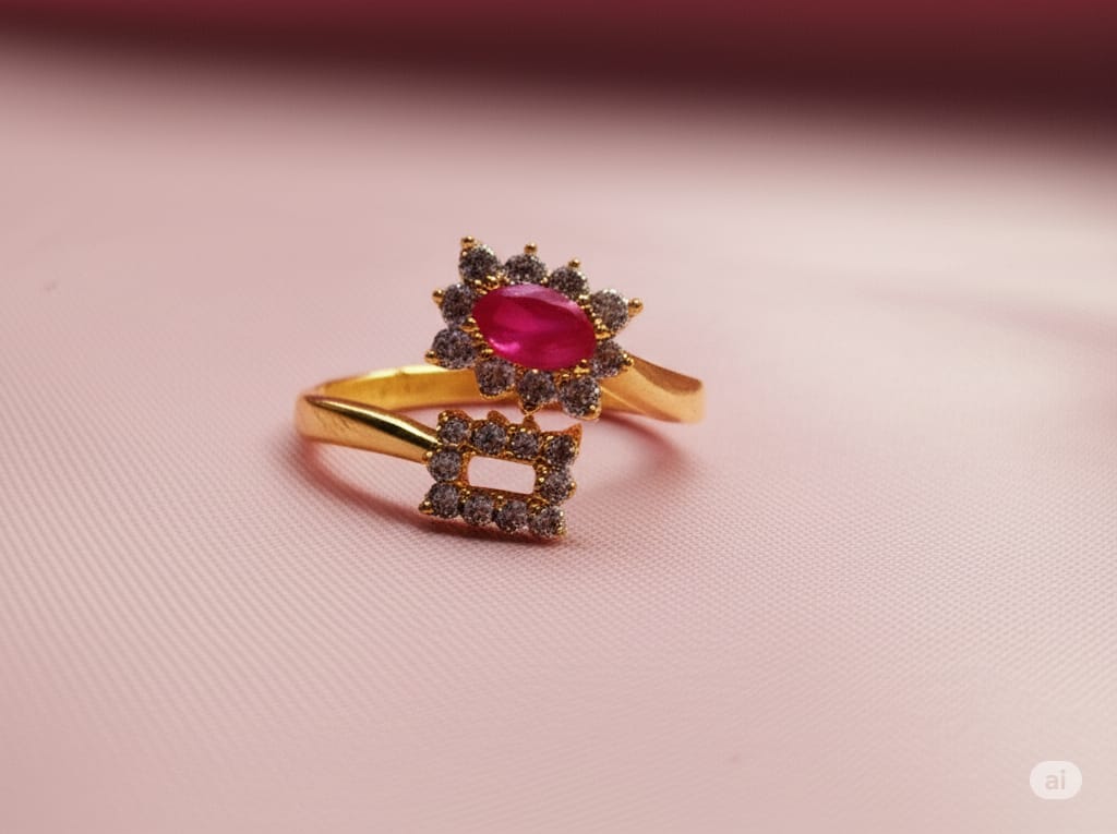 *Butterfly &amp; Bird Gold Vermeil Ring – Vermora Signature Collection