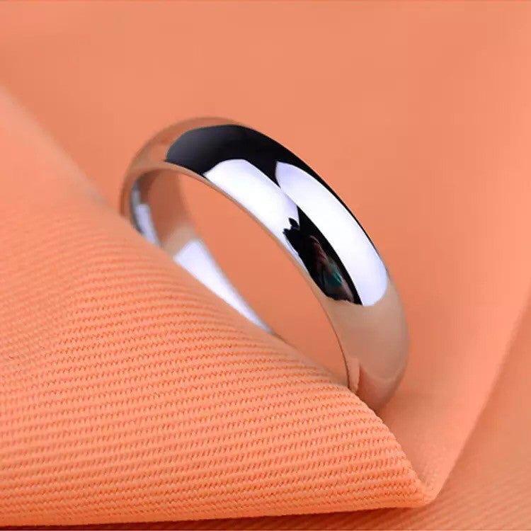 Silver Plain Band Ring