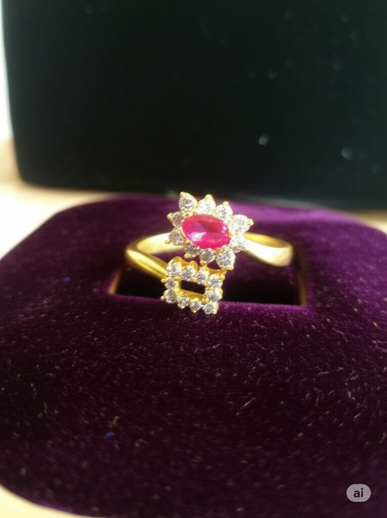 *Butterfly &amp; Bird Gold Vermeil Ring – Vermora Signature Collection