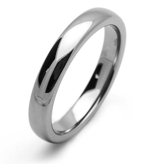 Classic High-Polish 925 Sterling Silver Band Ring